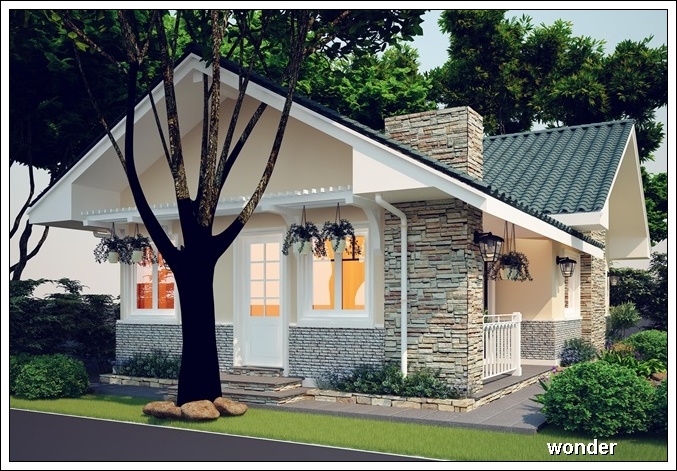 mau biet thu nha vuon o nong thon dep 0967