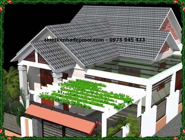 mau biet thu san vuon dep