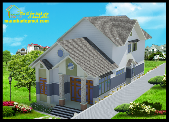 thiet ke nha dep cap 4 7x17m