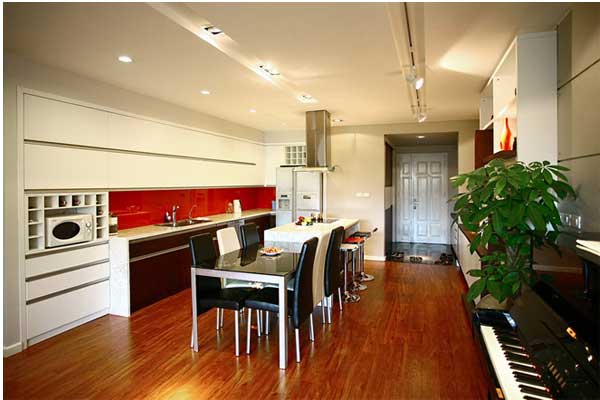 Tư vấn bố trí nội thất căn hộ 130 m2 cho gia đình trẻ