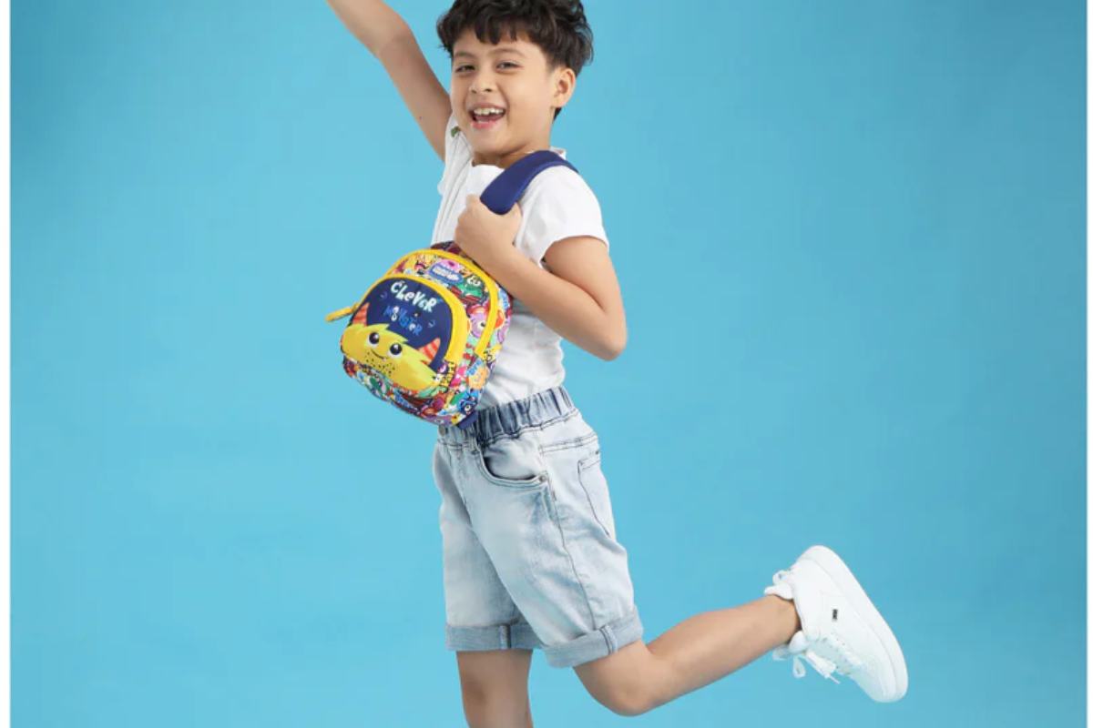 Túi đeo Clever Monster Vàng – Phụ kiện dễ thương cho bé